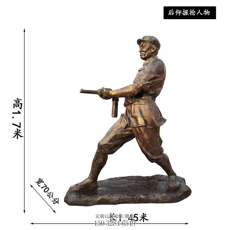 小区景观战士雕塑供应商