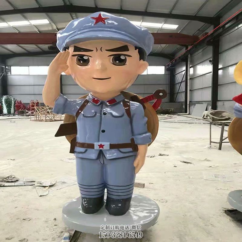 创意红军雕塑供应商