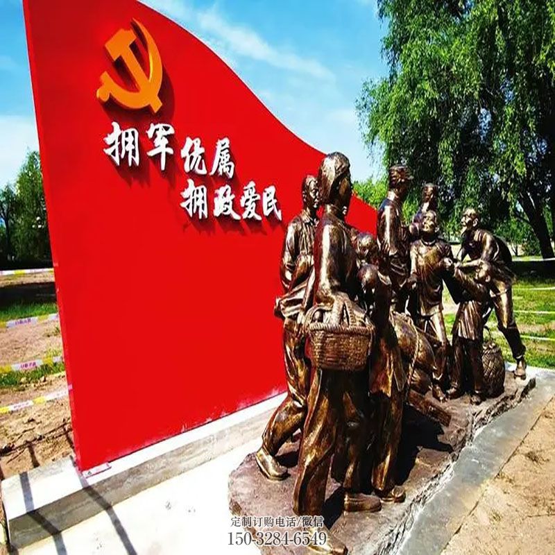 八路军雕塑装饰厂家