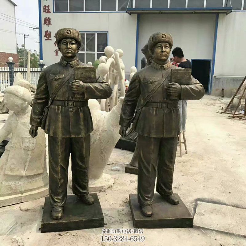 景观英雄雷锋雕塑造型制造商