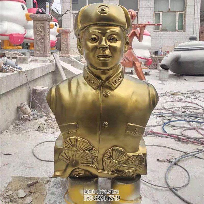 英雄雷锋雕塑抽象工厂